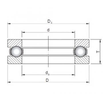 ISO 51338 thrust ball bearings