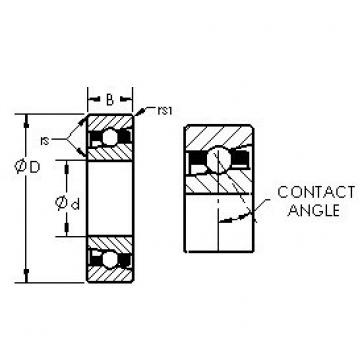 AST H7032AC angular contact ball bearings
