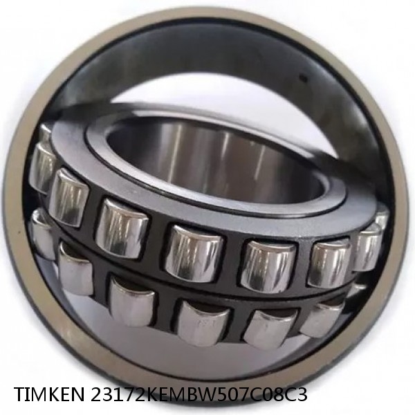 23172KEMBW507C08C3 TIMKEN Spherical Roller Bearings Steel Cage
