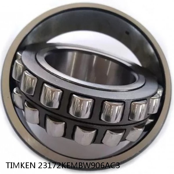 23172KEMBW906AC3 TIMKEN Spherical Roller Bearings Steel Cage