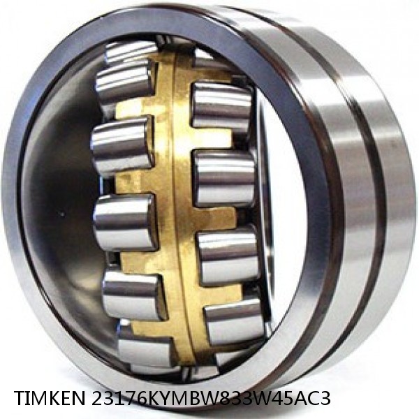 23176KYMBW833W45AC3 TIMKEN Spherical Roller Bearings Steel Cage