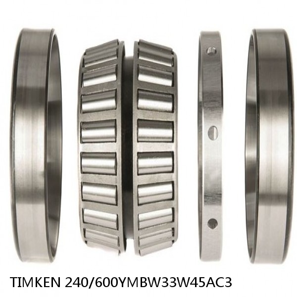 240/600YMBW33W45AC3 TIMKEN Tapered Roller Bearings TDI Tapered Double Inner Imperial