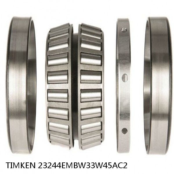 23244EMBW33W45AC2 TIMKEN Tapered Roller Bearings TDI Tapered Double Inner Imperial