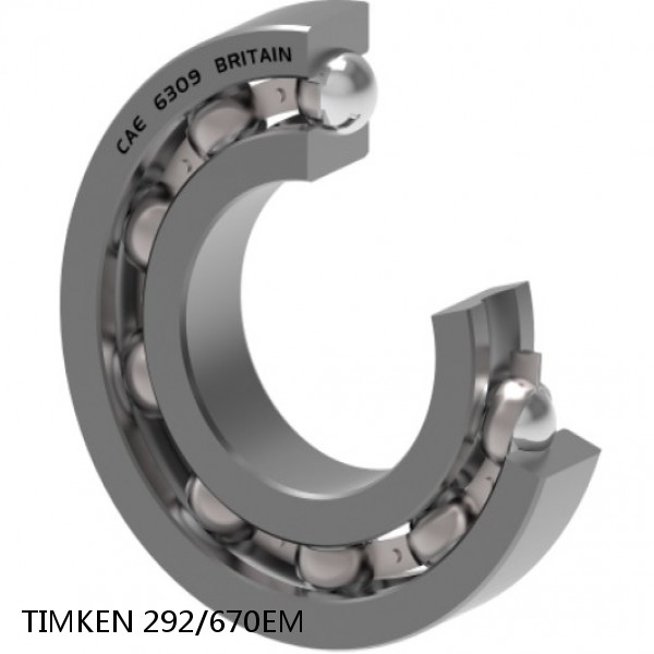 292/670EM TIMKEN Full Complement Cylindrical Roller Radial Bearings