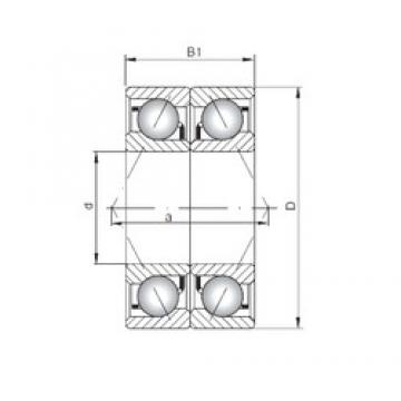 ISO 7212 CDB angular contact ball bearings