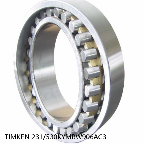 231/530KYMBW906AC3 TIMKEN Spherical Roller Bearings Steel Cage #1 small image