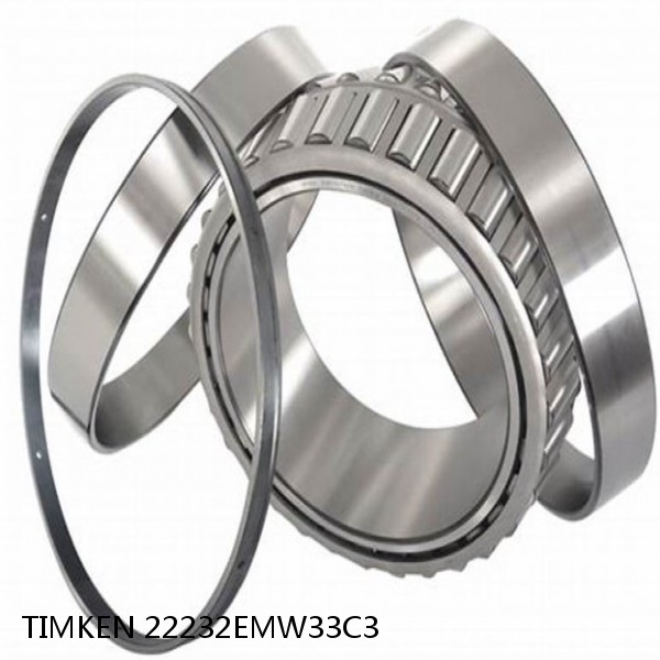22232EMW33C3 TIMKEN Tapered Roller Bearings TDI Tapered Double Inner Imperial