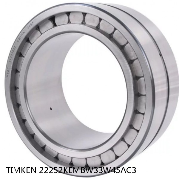 22252KEMBW33W45AC3 TIMKEN Full Complement Cylindrical Roller Radial Bearings