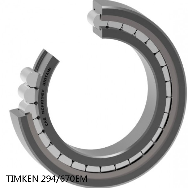 294/670EM TIMKEN Full Complement Cylindrical Roller Radial Bearings
