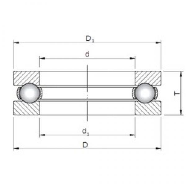 ISO 51118 thrust ball bearings #1 image