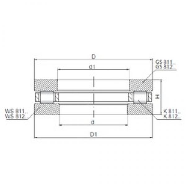 ISO 81102 thrust roller bearings #3 image