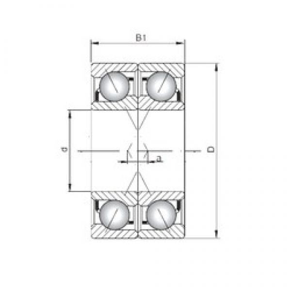 ISO 71906 CDF angular contact ball bearings #3 image
