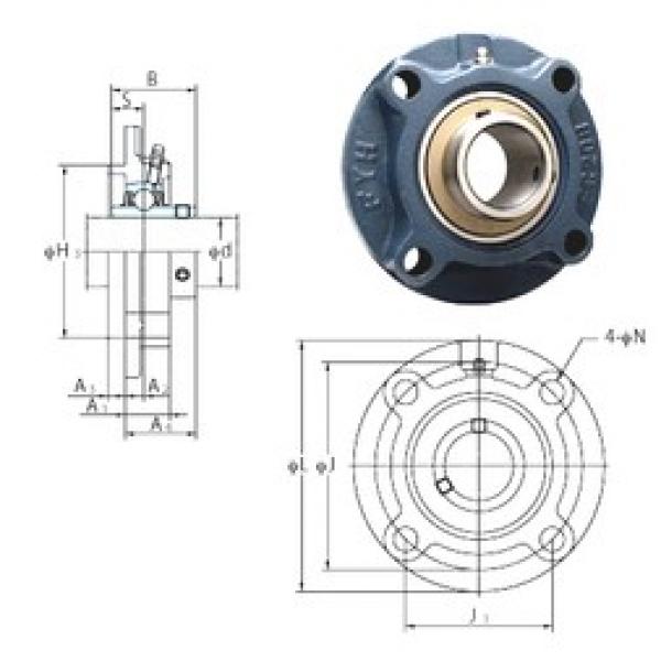 FYH UCFCX07-22E bearing units #3 image