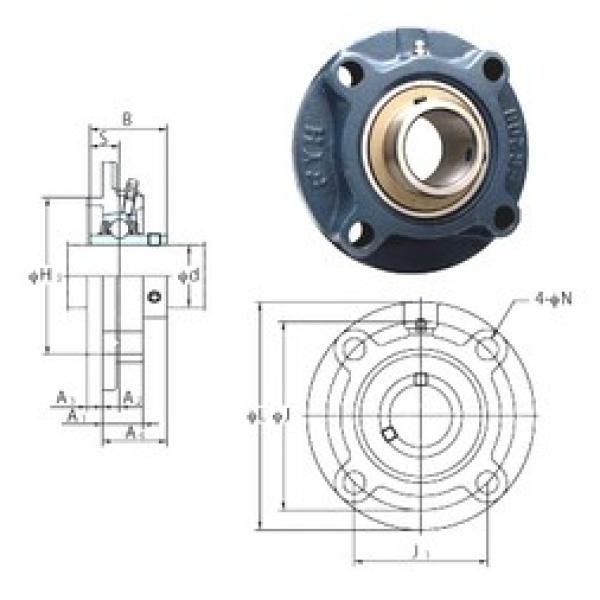 FYH UCFCX12-39 bearing units #3 image