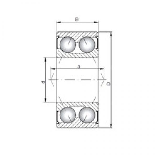 ISO 3212 ZZ angular contact ball bearings #3 image