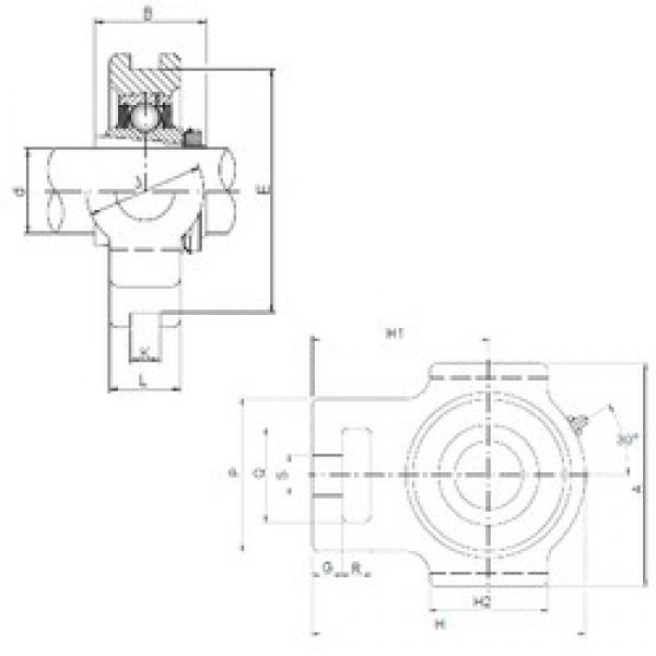 ISO UKT211 bearing units #3 image