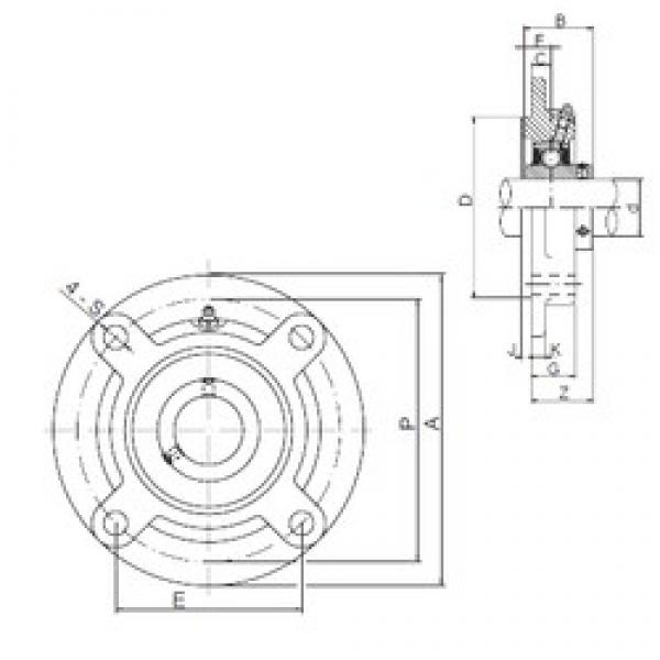 40 mm x 100 mm x 49,2 mm  ISO UCFC208 bearing units #3 image
