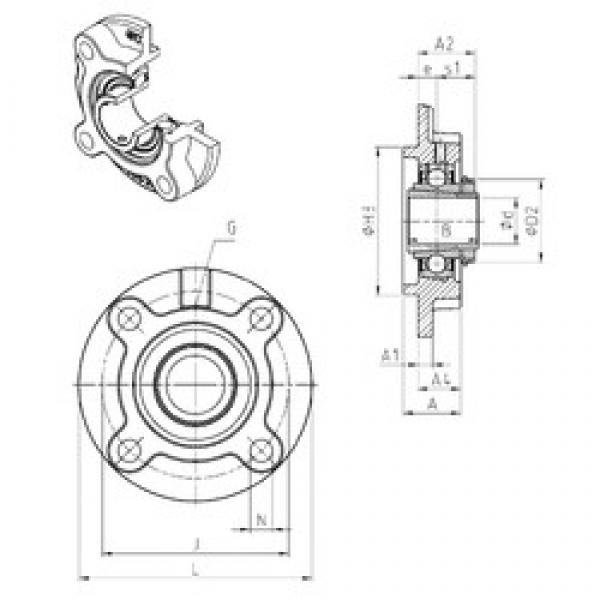 SNR UKFC215H bearing units #3 image