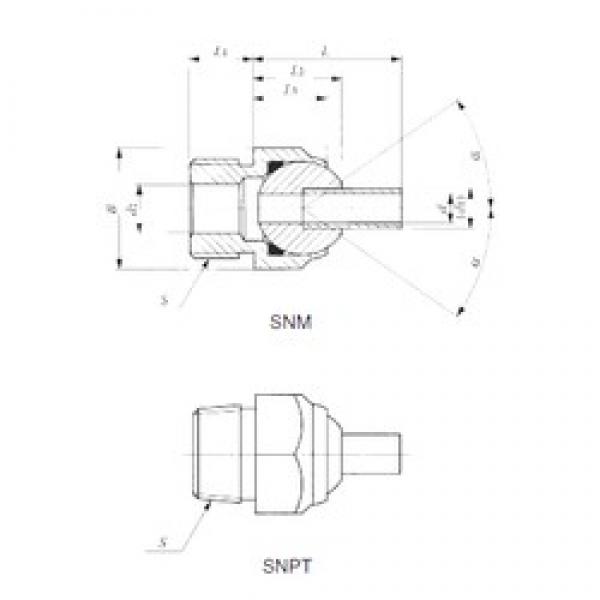 IKO SNPT 1/2-40 plain bearings #3 image