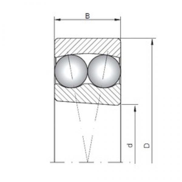 35 mm x 80 mm x 31 mm  ISO 2307K self aligning ball bearings #3 image