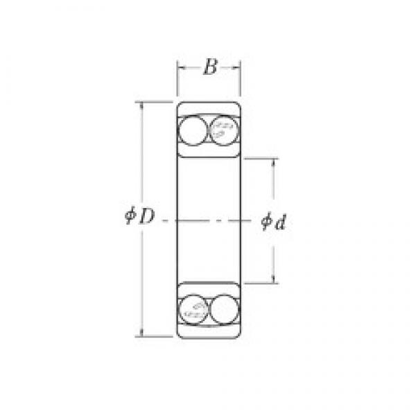 63,5 mm x 127 mm x 23,8125 mm  RHP NLJ2.1/2 self aligning ball bearings #3 image