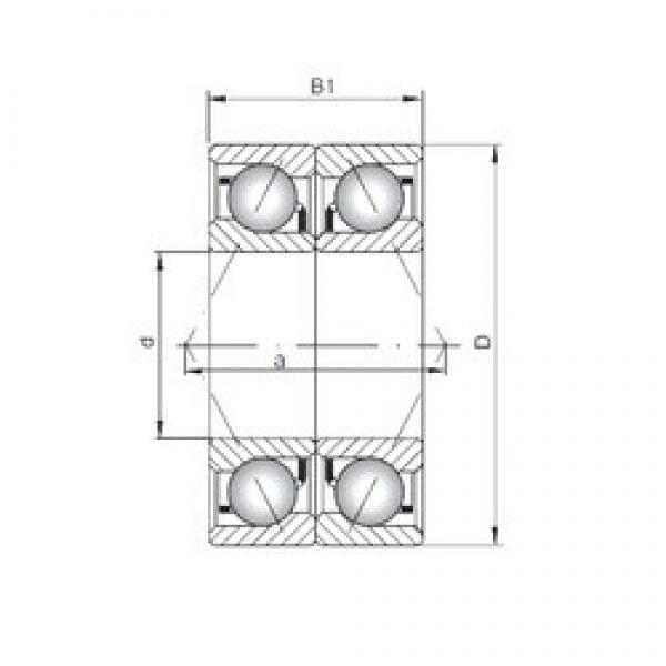 ISO 7210 BDB angular contact ball bearings #3 image