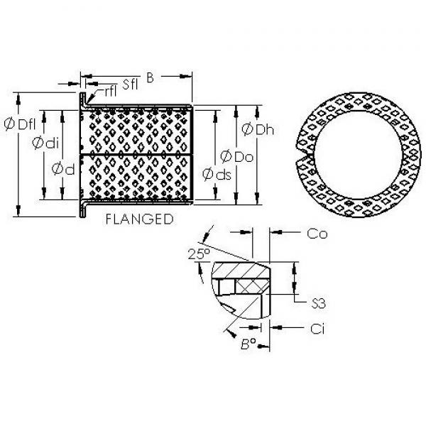 AST ASTB90 F5035 plain bearings #3 image